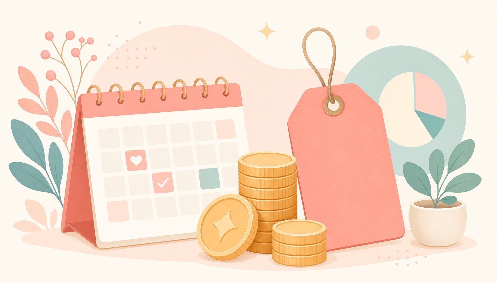 UTAGEの料金プラン(月額・無料トライアル)のイメージイラスト